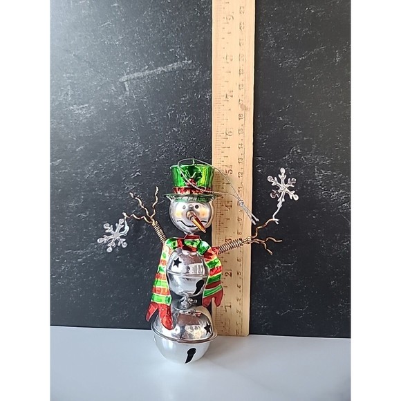 Jingle Bell Snowman Christmas Ornament - Picture 7 of 10